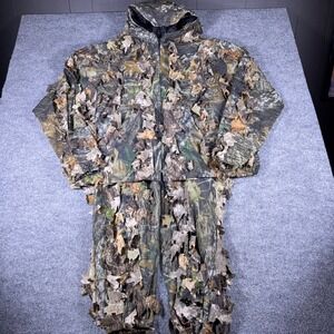 Underbrush Mossy Oak 3D Leafy Camo Suit Jacket Pants Mens 2X/3X US-U2X-BU